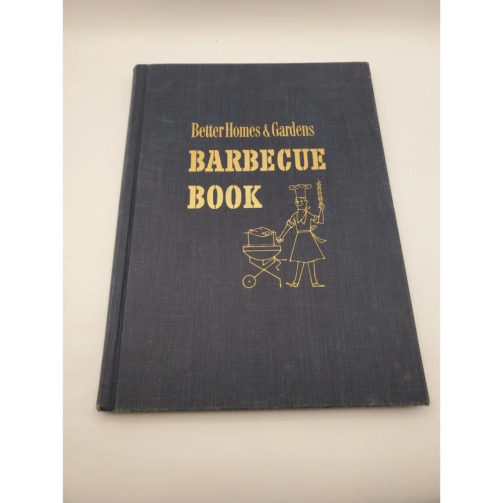 Vintage Better Homes & Gardens Barbecue Book Hardcover (1956) - Retro Cookbook
